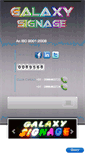 Mobile Screenshot of galaxysignage.com